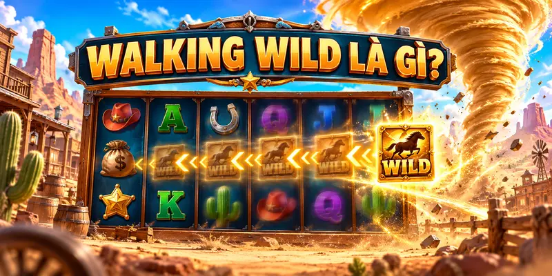 Walking Wild là gì và cơ chế Wild di chuyển trong game slot